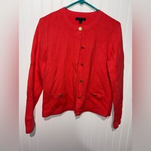 Banana Republic coral Cardigan Sweater
